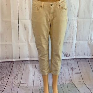 Michael Kors Tan Denim Crop Size 6